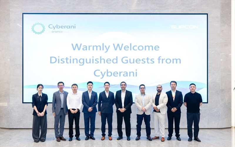 沙特阿美旗下Cyberani高层会见必发888，，，，，，，携手共筑工业信息清静新名堂